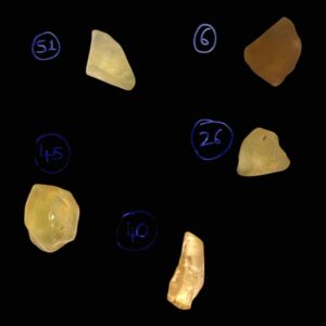 Libyan desert glass meterorite specimen natural impact glass for mineral collectors or jewellery making