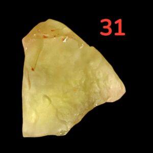 Libyan desert glass specimen, natural impact glass, raw desert glass piece, collector display mineral, yellow desert glass