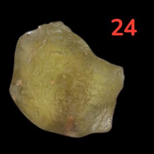 Libyan desert glass tektite, natural impact glass specimen, raw tektite for collectors, pale yellow desert glass, genuine ldg