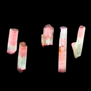 Tricolour tourmaline, multi coloured tourmaline, ideal for jewellery, crystal collections, crystal grids or display