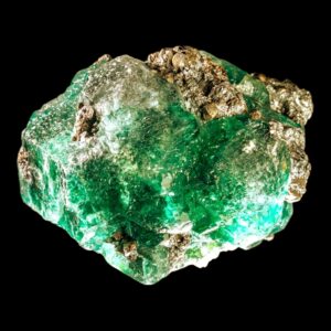 Green fluorite crystal on matrix natural cubic fluorite cluster uv reactive fluorite mineral specimen peru