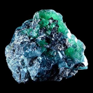 Green fluorite crystal on matrix, milpo fluorite from peru, uv reactive fluorite specimen, large mineral display piece for collectors