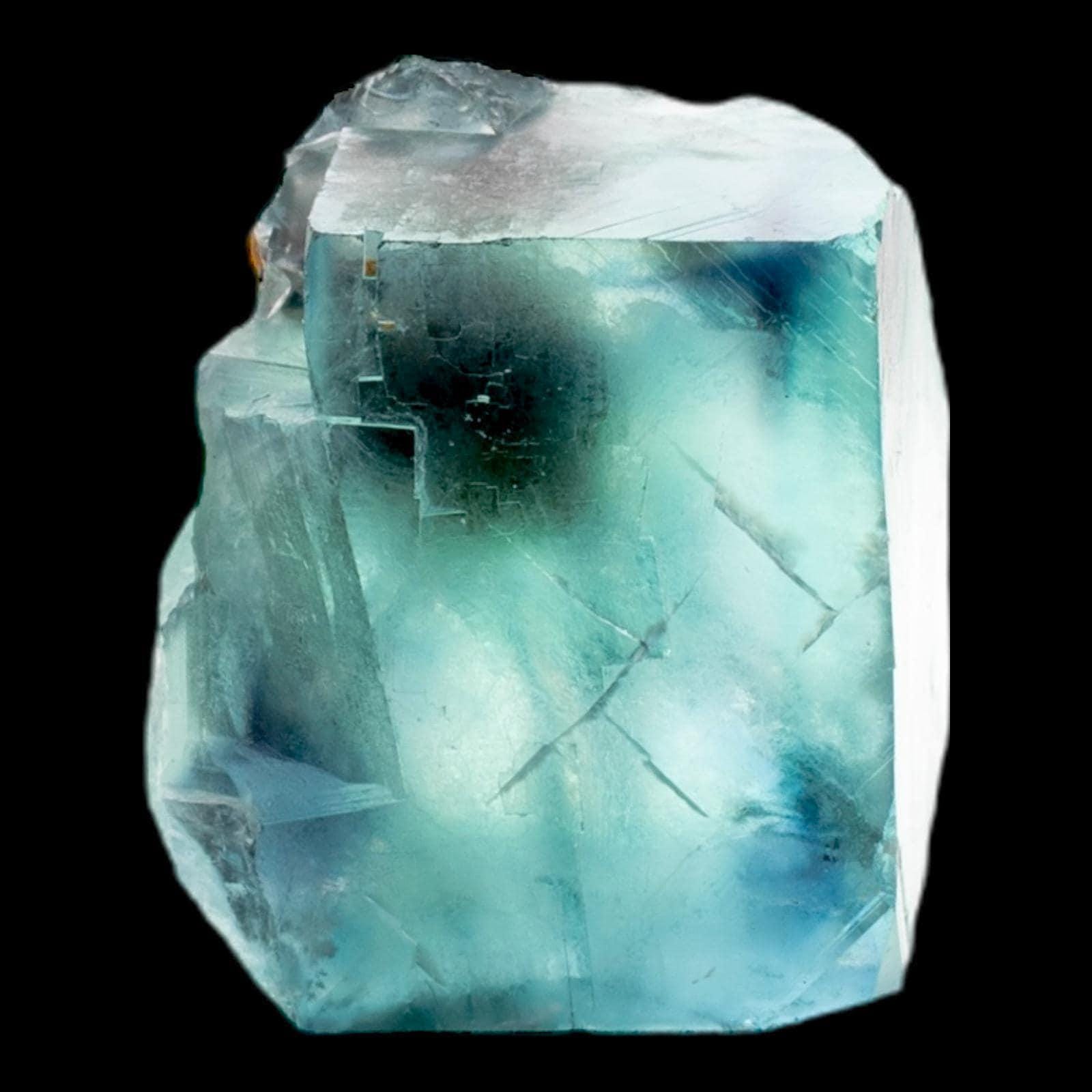 Green fluorite cube crystal from okorusu namibia, natural fluorite specimen for collectors, cubic fluorite display piece - Image 2