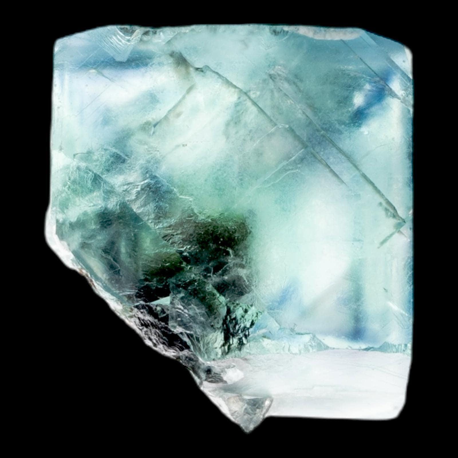 Green fluorite cube crystal from okorusu namibia, natural fluorite specimen for collectors, cubic fluorite display piece - Image 3