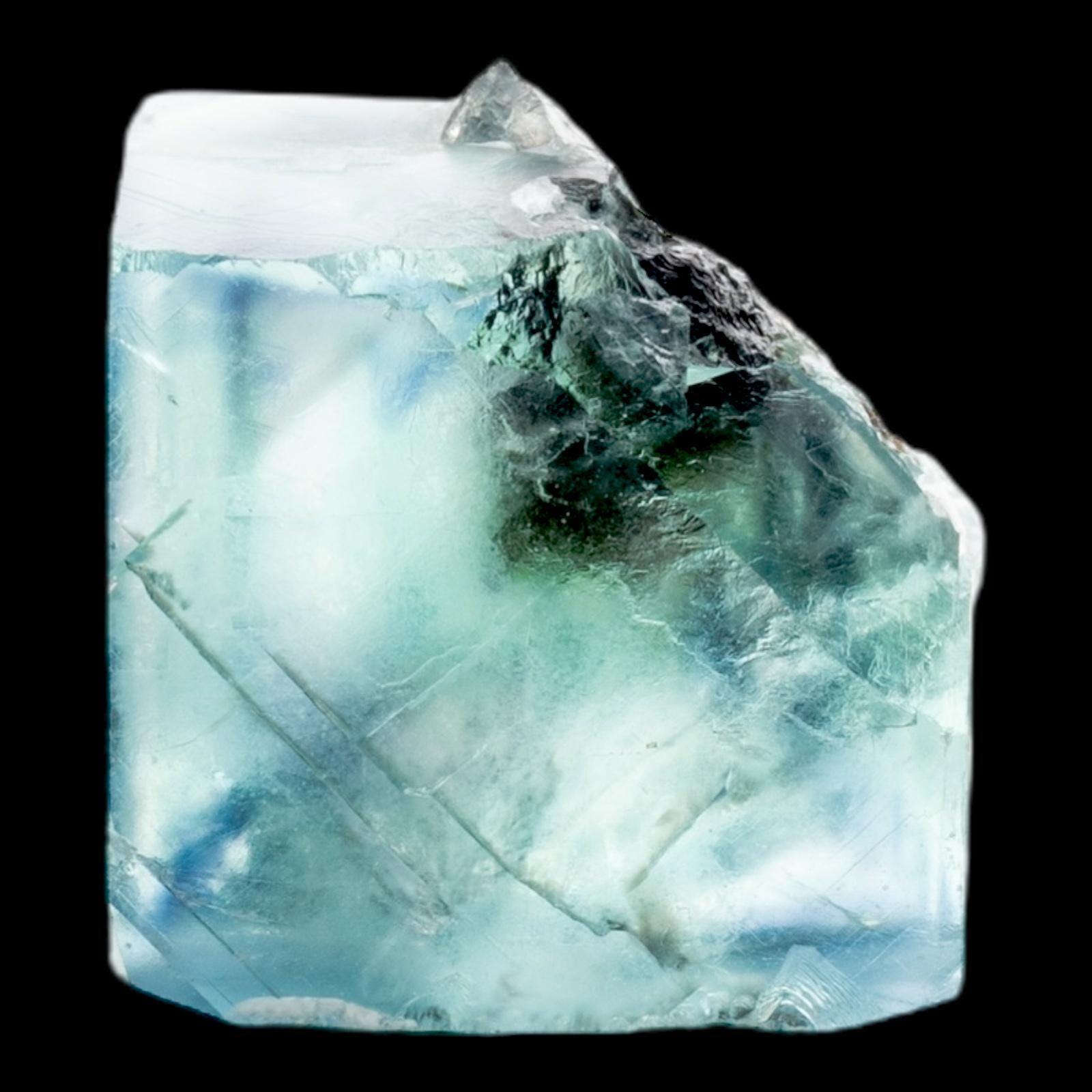Green fluorite cube crystal from okorusu namibia, natural fluorite specimen for collectors, cubic fluorite display piece - Image 4