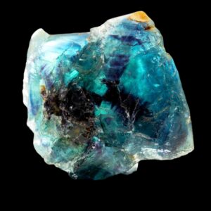 Fluorite Crystal, Blue Green Cubes with Purple Zoning, Butterfly Pocket, Okorusu Mine, Namibia