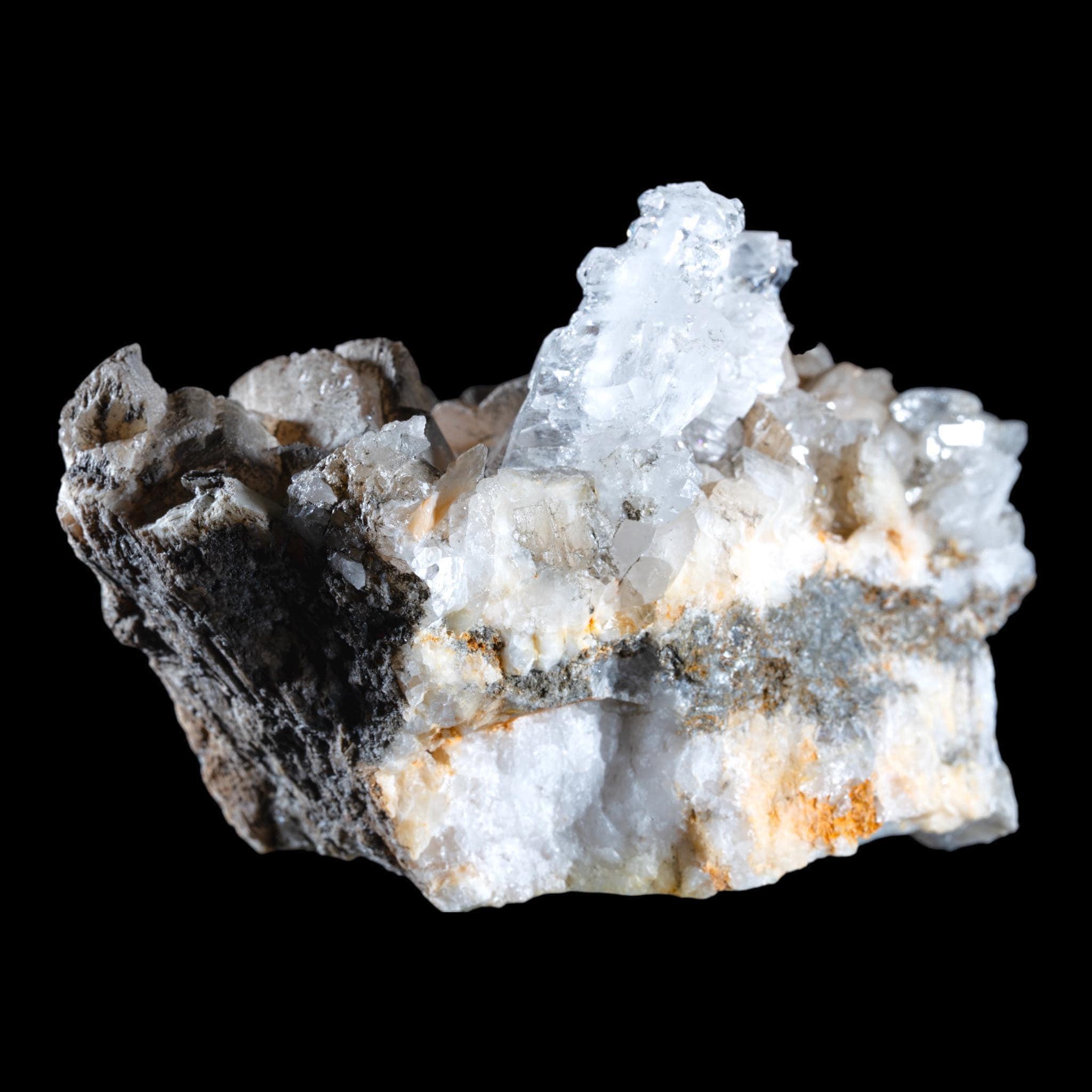 Faden quartz crystal on matrix, swiss alpine quartz, natural quartz crystal cluster, rare mineral specimen, collector display piece - Image 6