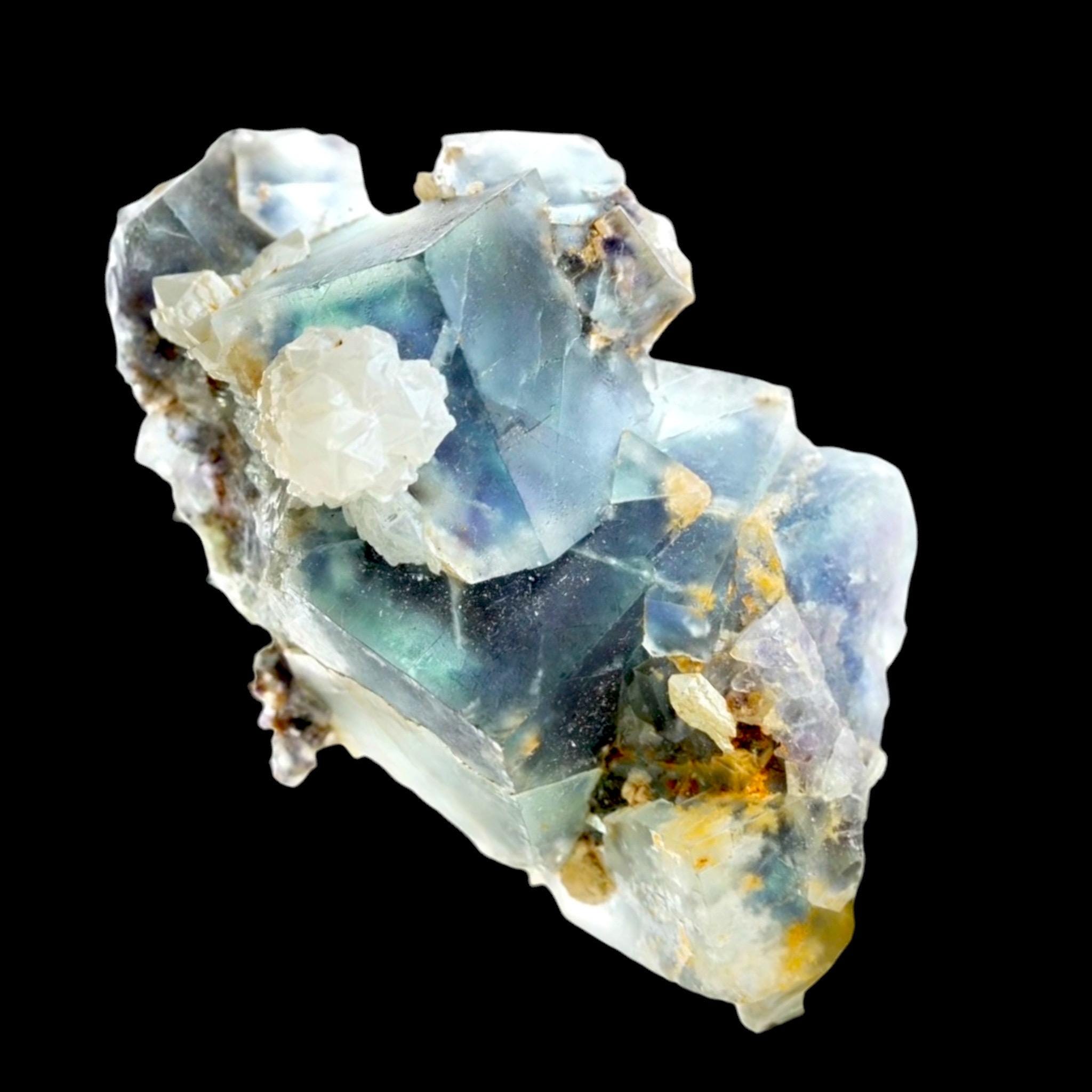 Okorusu Fluorite Crystal Cluster, Green and Purple Cubic Mineral Specimen, Namibia - Image 5