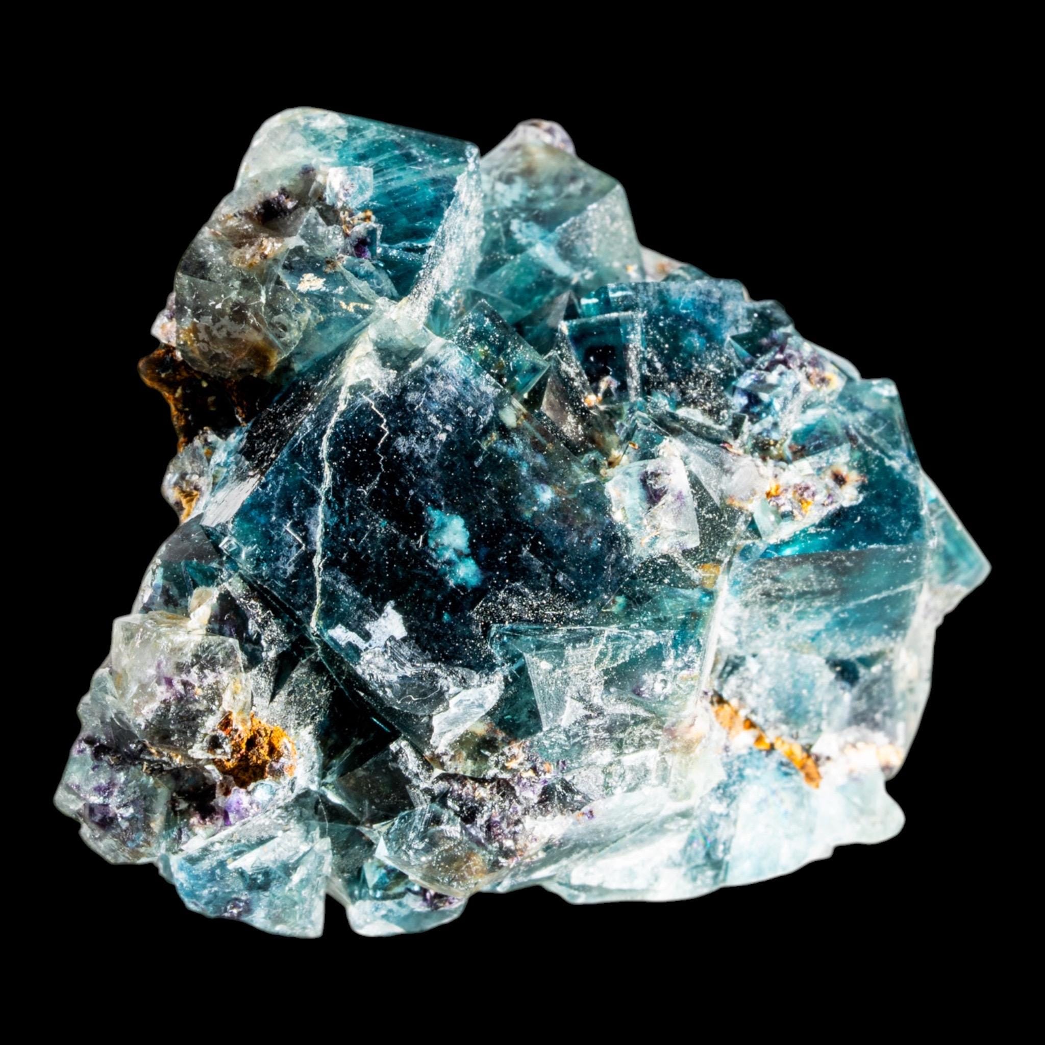 Fluorite Crystal Cluster, Natural Blue Phantom Cubes, Butterfly Pocket, Okorusu Mine Namibia, Mineral Specimen - Image 6