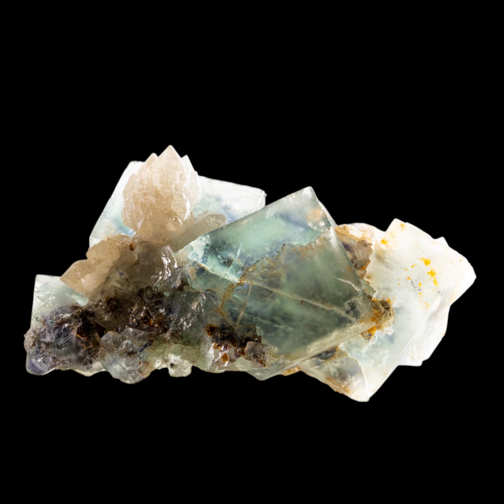 Okorusu Fluorite Crystal Cluster, Green and Purple Cubic Mineral Specimen, Namibia - Image 8