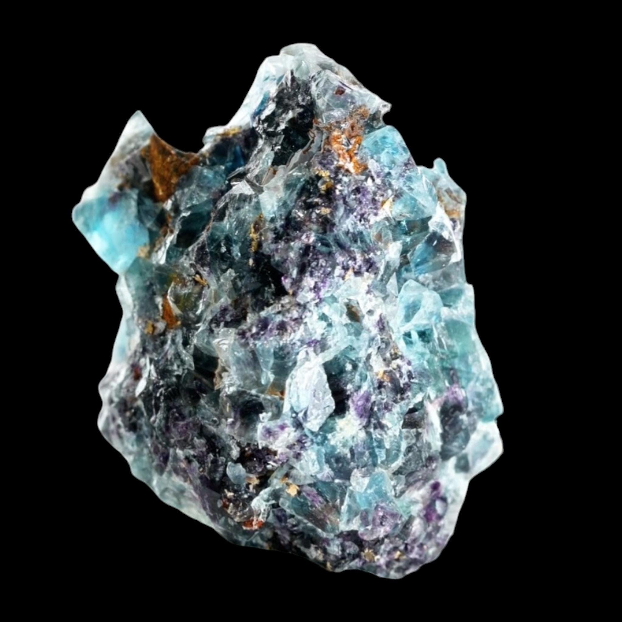 Fluorite Crystal Cluster, Natural Blue Phantom Cubes, Butterfly Pocket, Okorusu Mine Namibia, Mineral Specimen - Image 9