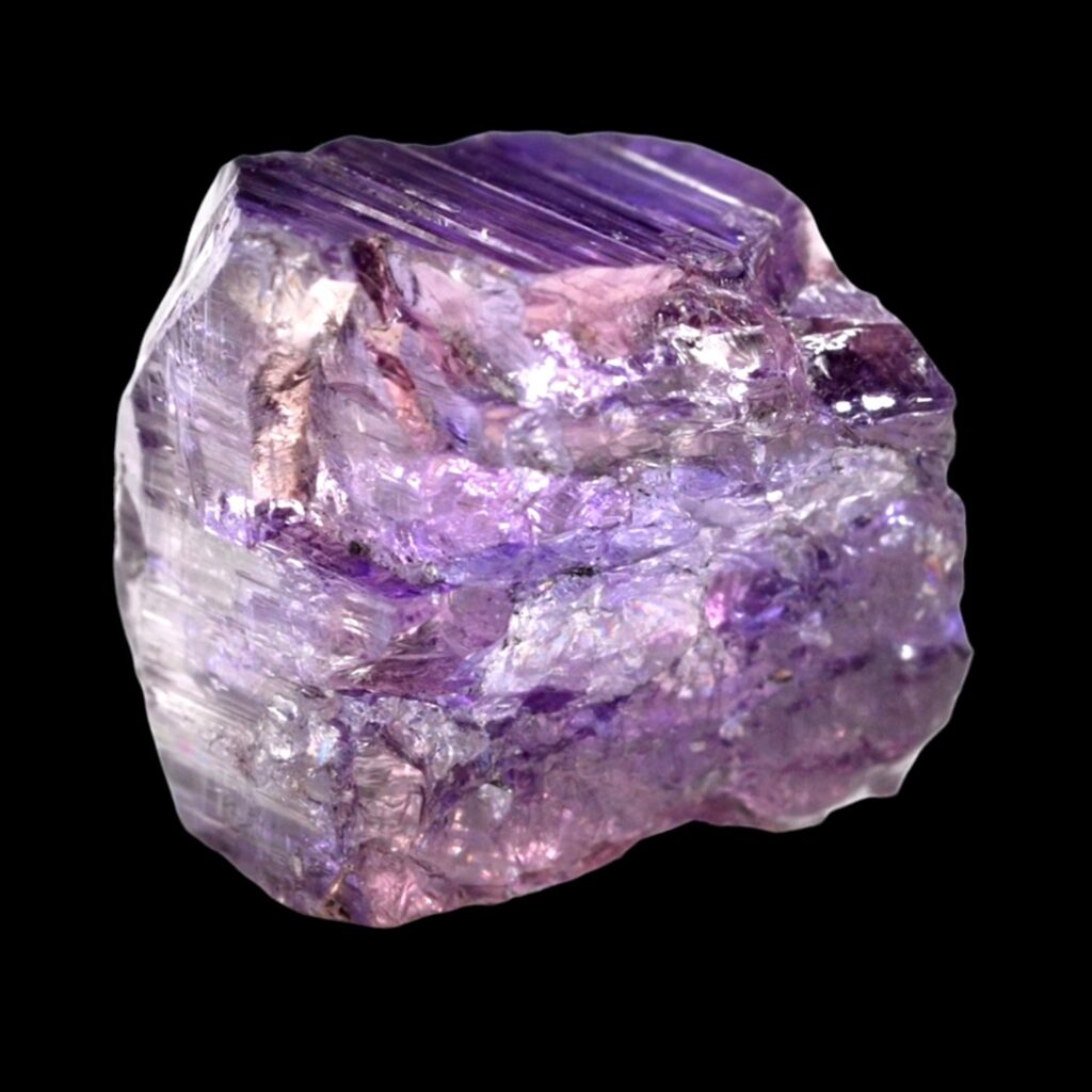 Tanzanite crystal, natural purple tanzanite, raw tanzanite gemstone, unheated tanzania mineral specimen, crystal for collectors