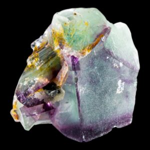 Okorusu Fluorite, Purple Green Zoned Fluorite Crystal Cluster, Cubic Fluorite, Namibia Mineral Specimen
