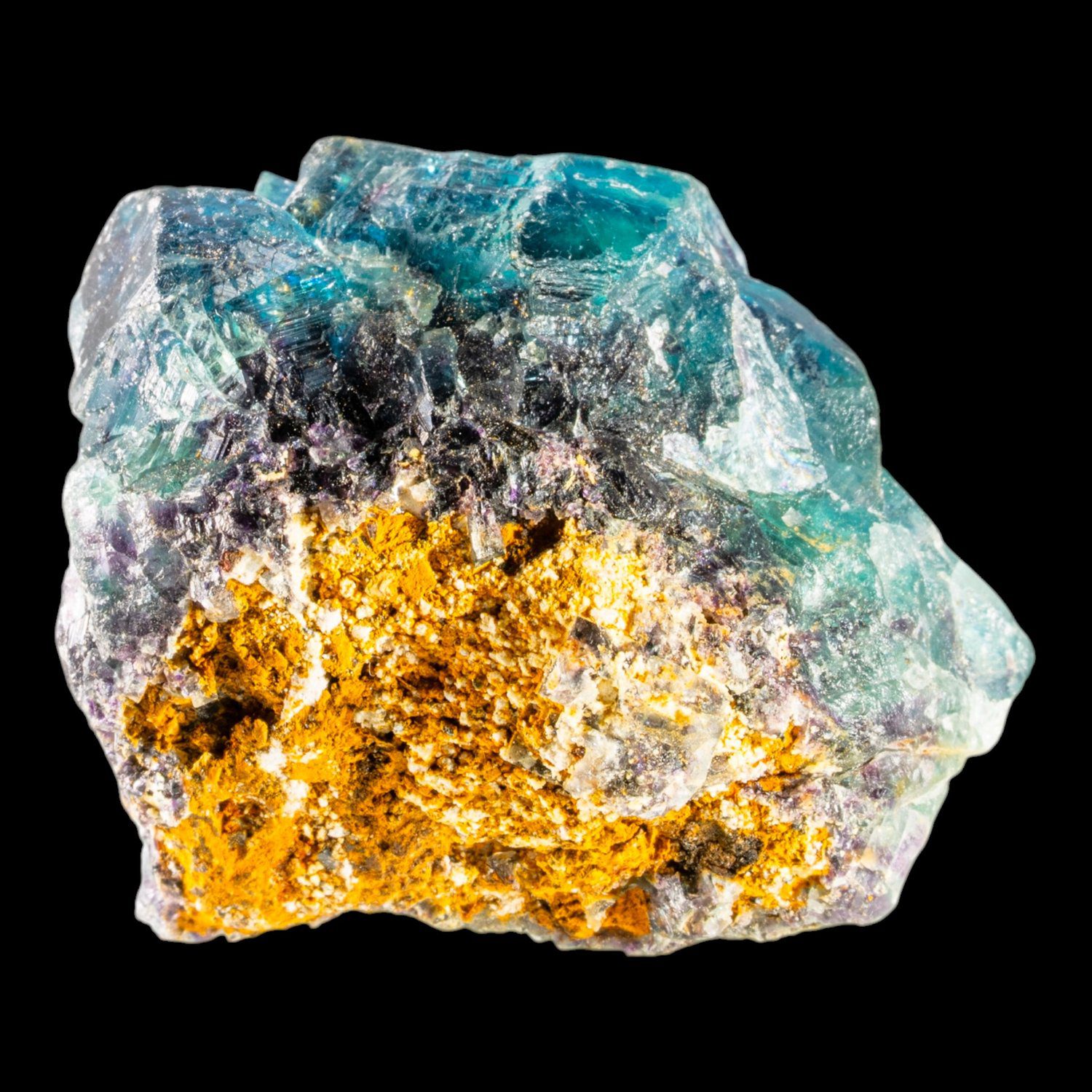 Fluorite Crystal Cluster, Dark Blue Teal Cubes, Butterfly Pocket, Okorusu Mine Namibia, Natural Mineral Specimen - Image 5