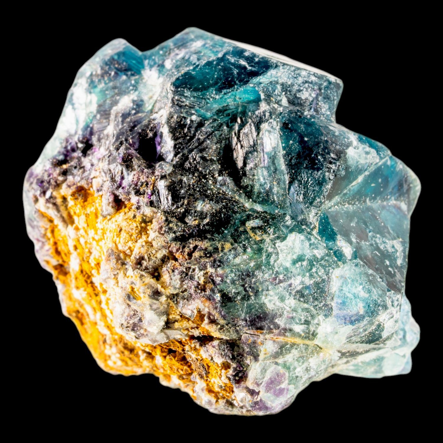 Fluorite Crystal Cluster, Dark Blue Teal Cubes, Butterfly Pocket, Okorusu Mine Namibia, Natural Mineral Specimen - Image 6