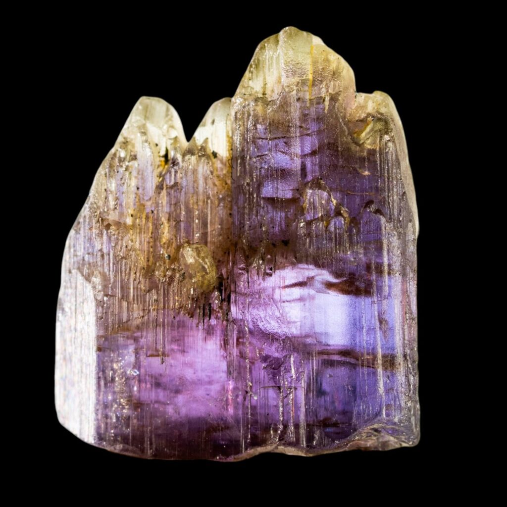 Tanzanite Unheated Mineral Specimen from Merelani Hills, Pleochroic Crystal