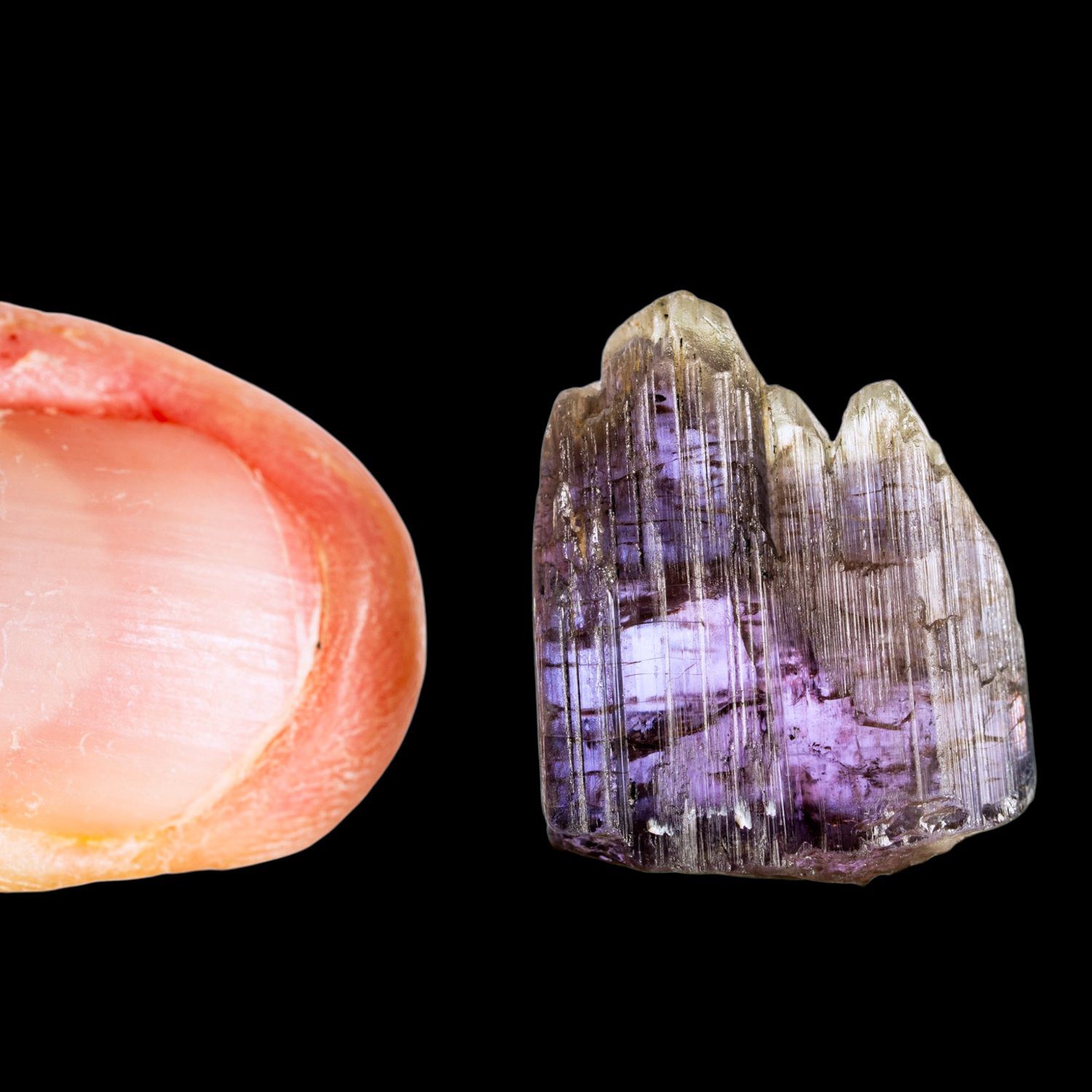 Tanzanite Unheated Mineral Specimen from Merelani Hills, Pleochroic Crystal - Image 6
