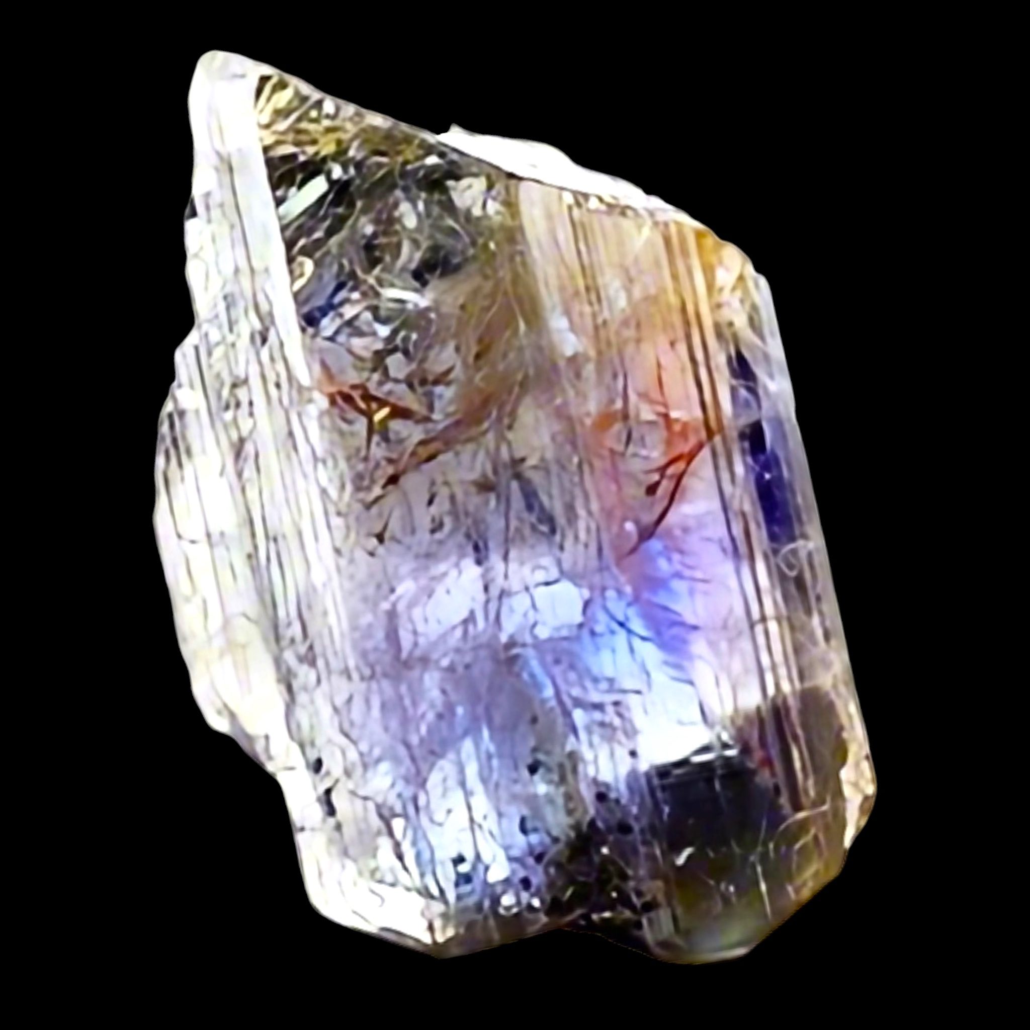 Natural Unheated Tanzanite Crystal Specimen Pleochroic Blue Violet, Merelani Hills Tanzania, 22.5ct - Image 2