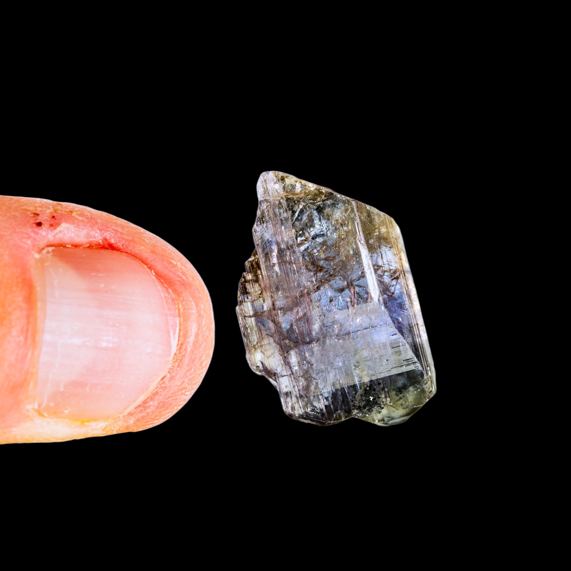 Natural Unheated Tanzanite Crystal Specimen Pleochroic Blue Violet, Merelani Hills Tanzania, 22.5ct - Image 6