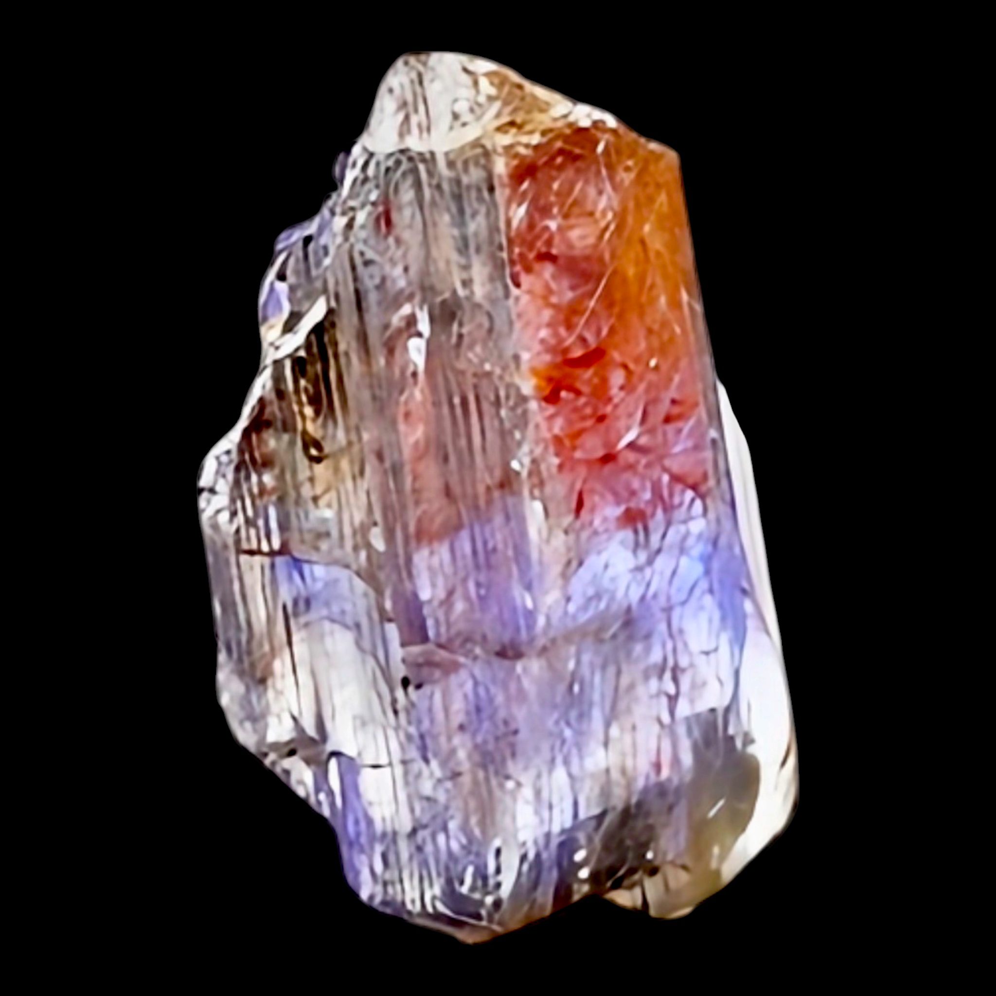 Natural Unheated Tanzanite Crystal Specimen Pleochroic Blue Violet, Merelani Hills Tanzania, 22.5ct - Image 8