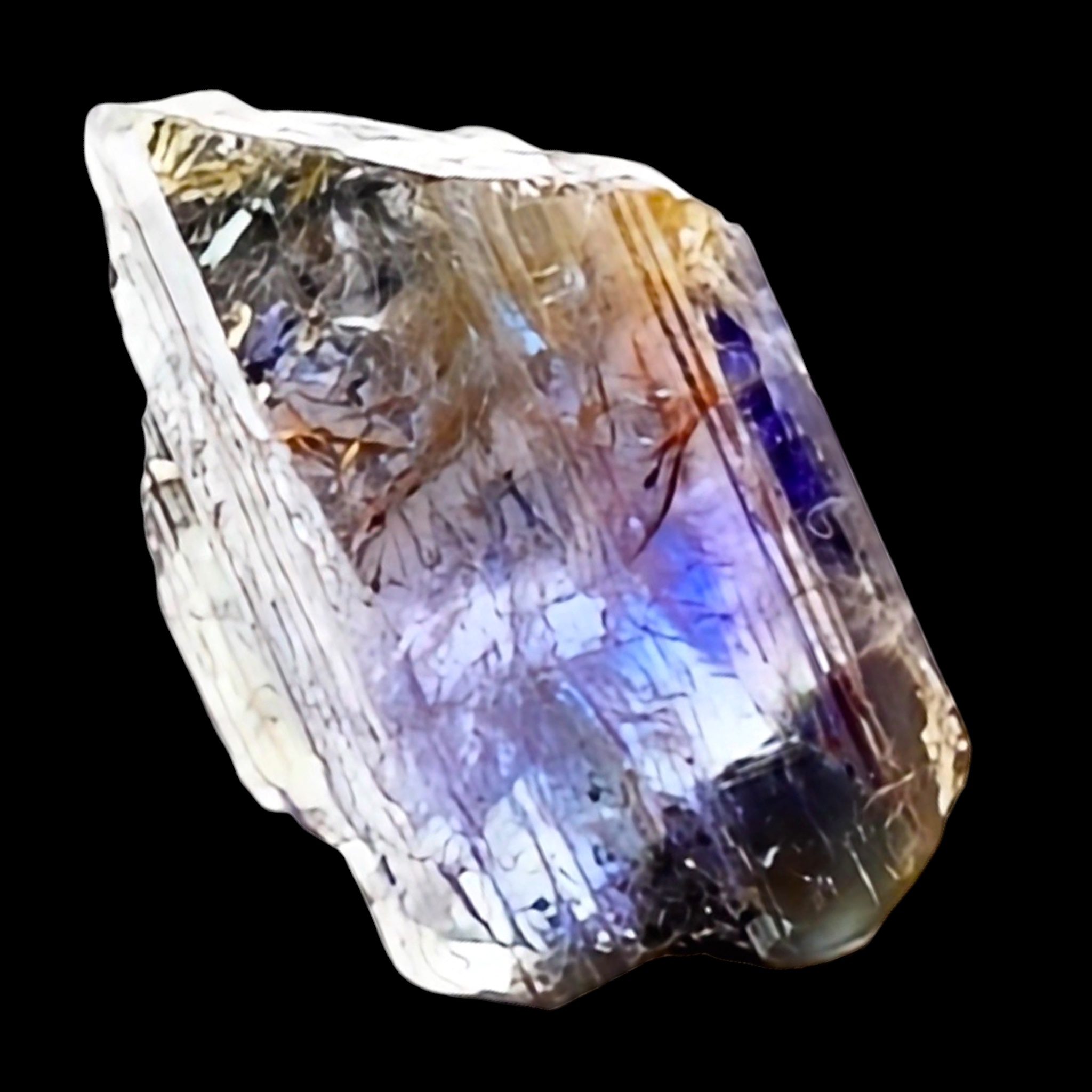 Natural Unheated Tanzanite Crystal Specimen Pleochroic Blue Violet, Merelani Hills Tanzania, 22.5ct - Image 9