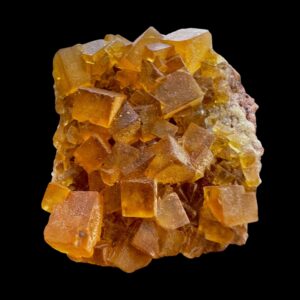 Yellow Fluorite Crystal Cluster, Moroccan Fluorite, Cubic Fluorite Specimen, Raw Natural Crystal, Collector Mineral, Sidi Said Fluorite