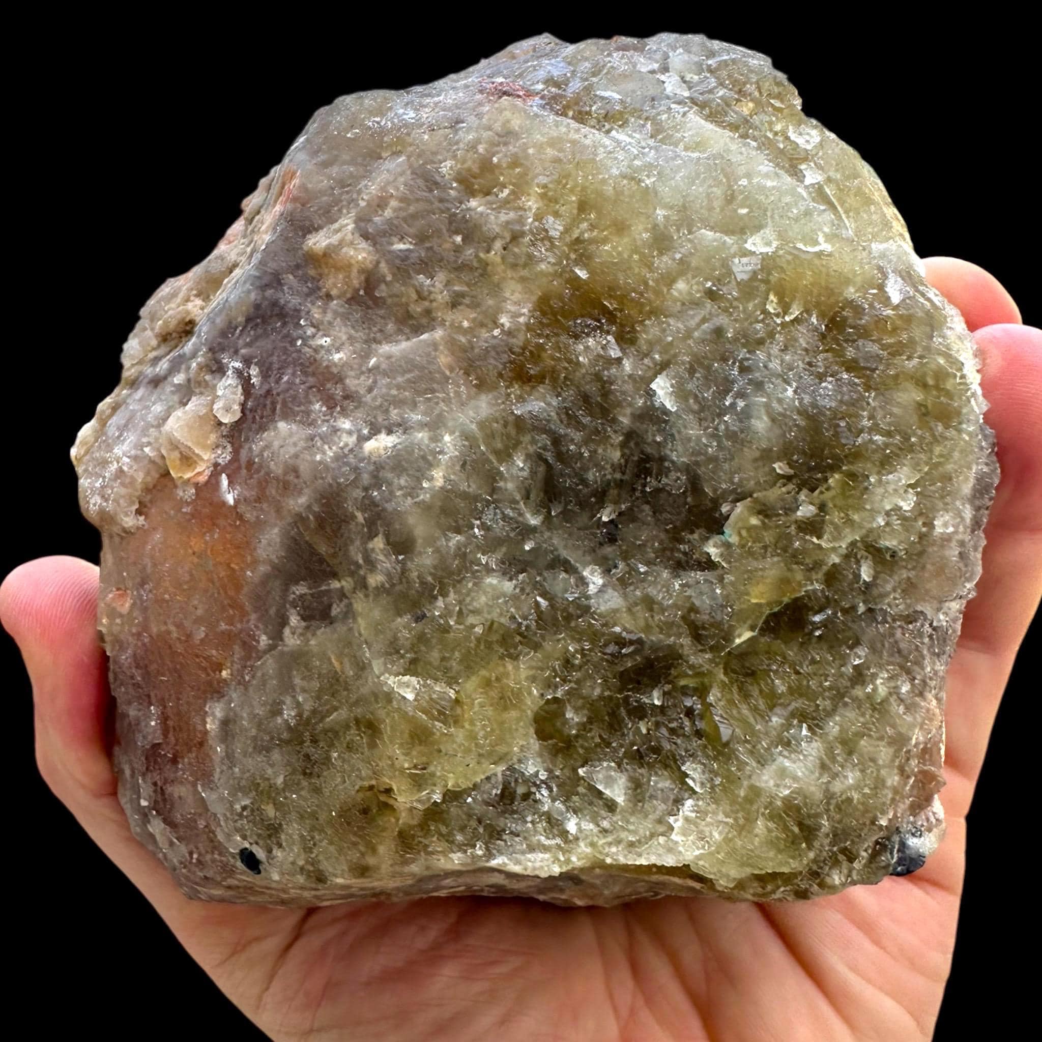 Fluorite crystal, moroccan fluorite with baryte, large cubic fluorite cluster, natural mineral specimen, collector crystal, cabinet size - Image 9