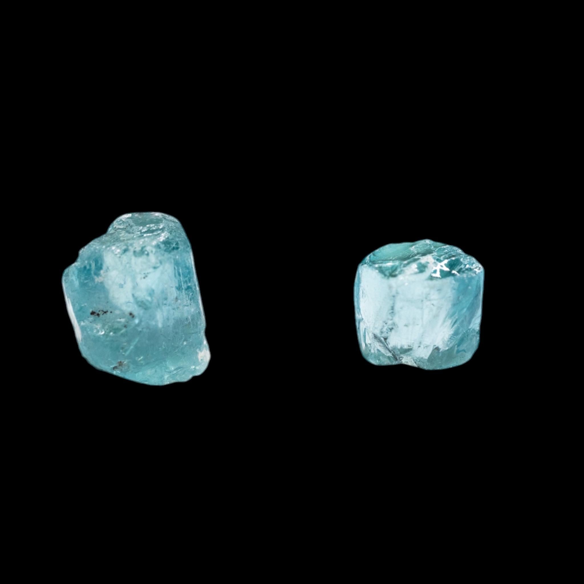 Blue Apatite Crystals, Raw Apatite Crystal Set, Natural Blue Apatite, Tanzania Mineral Specimens, Apatite Crystals for Collectors - Image 6