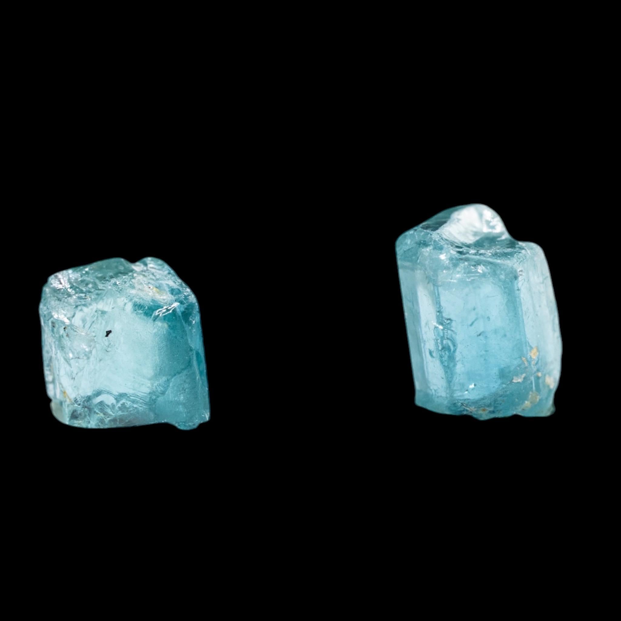 Blue Apatite Crystals, Raw Apatite Crystal Set, Natural Blue Apatite, Tanzania Mineral Specimens, Apatite Crystals for Collectors - Image 9