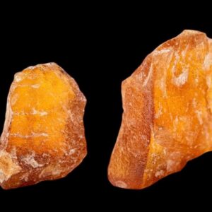 Hessonite Garnet Crystals, Natural Orange Garnet, Tanzania Mineral Specimen Set, Raw Crystals for Mineral and Crystal Collectors