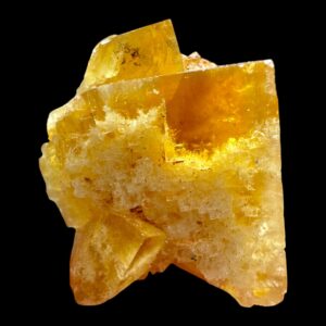 Golden Yellow Fluorite Crystal Cluster, Sidi Said Midelt Morocco, Cubic Fluorite Mineral Specimen, Natural Collector Crystal, Raw Fluorite
