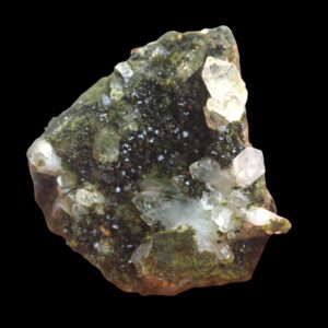 Epidote with Quartz, Hakkari Turkey, Mineral Specimen, Green Epidote Crystal, Epidote from Turkey, Turkish Epidote