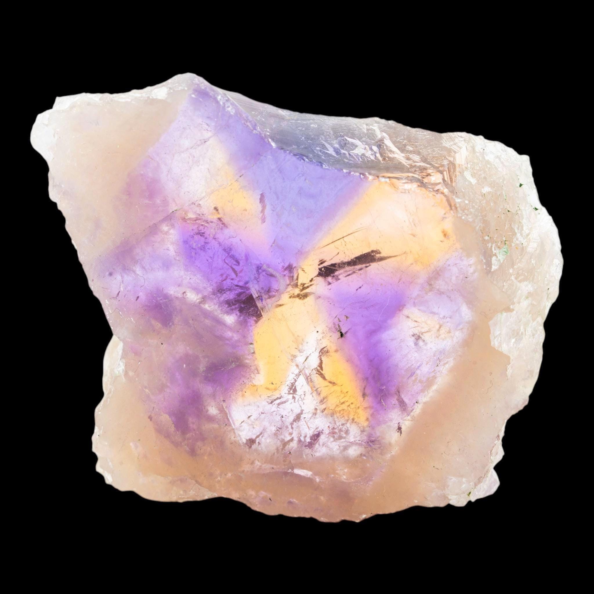 Ametrine crystal slice, polished Ametrine slab, natural Bolivian Ametrine, collector mineral specimen, Anahí Mine Bolivia - Image 3