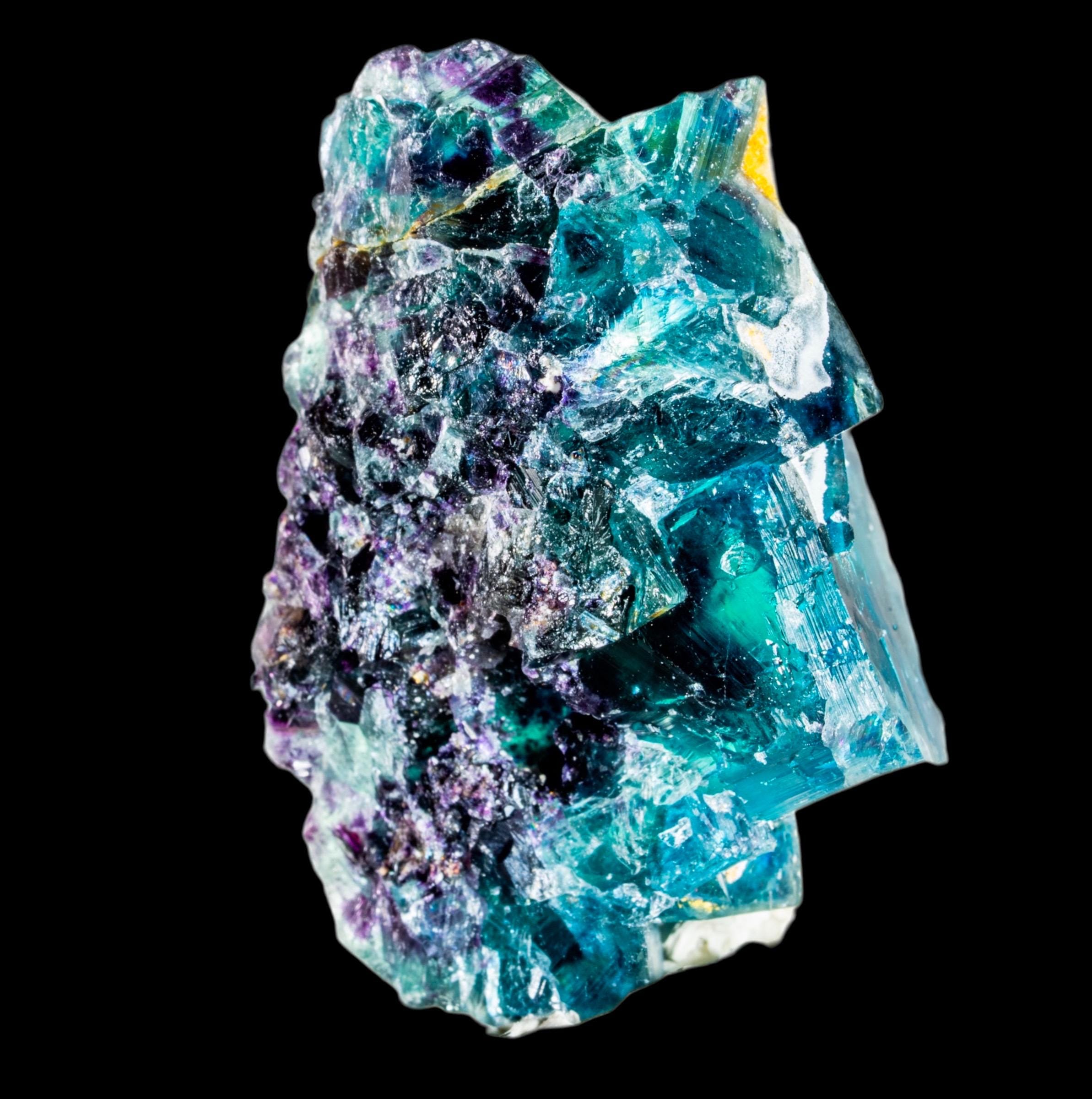 Fluorite Crystal Specimen, Butterfly Pocket, Blue Purple Phantom Cubes, Okorusu Mine, Namibia - Image 4