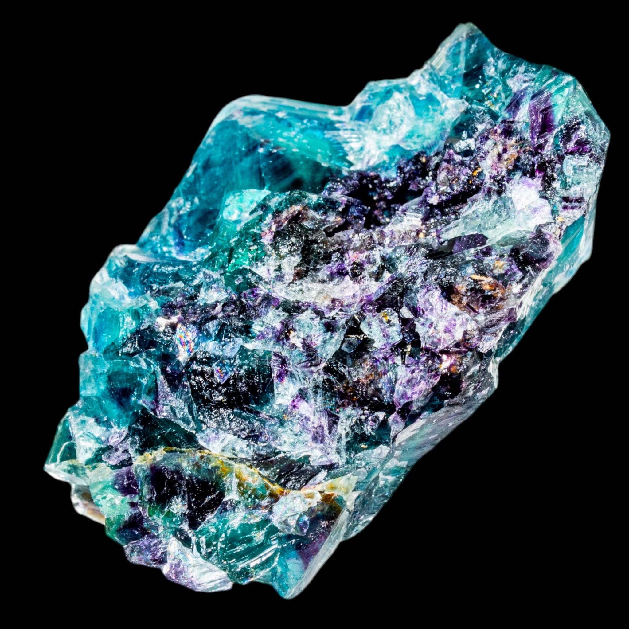 Fluorite Crystal Specimen, Butterfly Pocket, Blue Purple Phantom Cubes, Okorusu Mine, Namibia - Image 6
