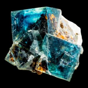 Fluorite crystal, butterfly pocket, natural blue green fluorite specimen, okorusu mine, namibia